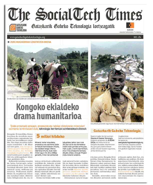 portada Social tech times numero 3 euskera